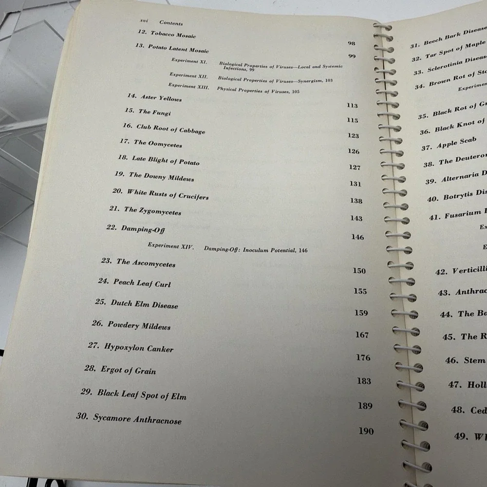 Atlas and Manual of Plant Pathology by Ervin Barnes 1979, Spiralbound Paperback